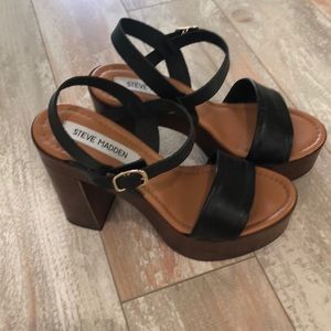 Steve Madden platforms size 7 worn once